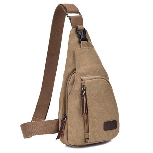 Canvas Multifunction Man Crossbody Bag