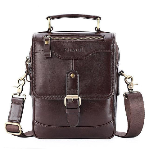 Genuine Leather Men's Messenger Bag