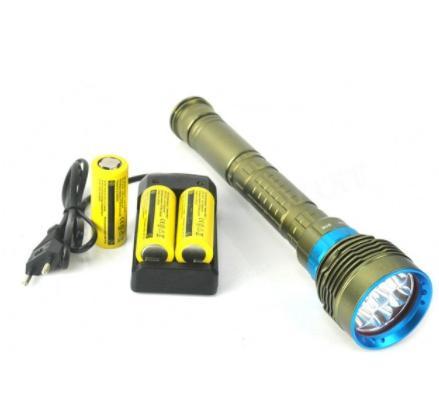 Diving Flashlight 7 x T6 LED
