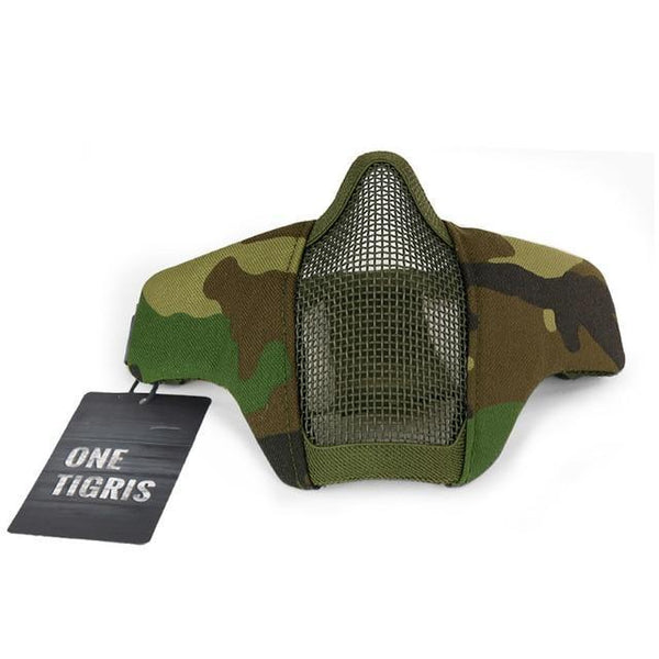 Tactical Foldable Half Face Mask Protective Mesh