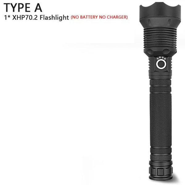 18000 Lumens XHP70.2 LED Flashlight