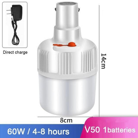 Solar Rechargeable LED Bulb Lamp