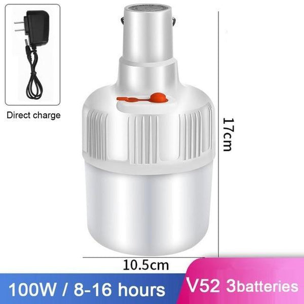 Solar Rechargeable LED Bulb Lamp