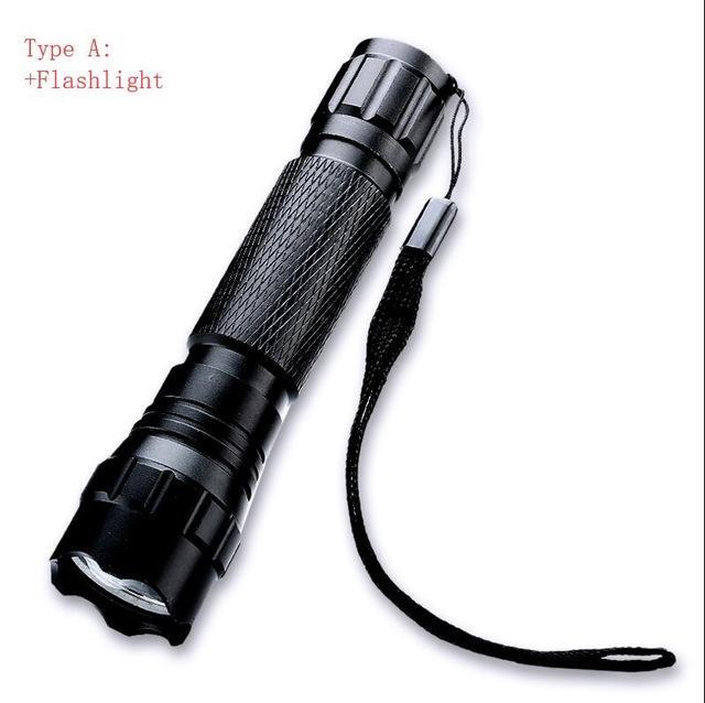 Led Tactical Flashlight+Optional Rechargeable 18650 Battery & Charger
