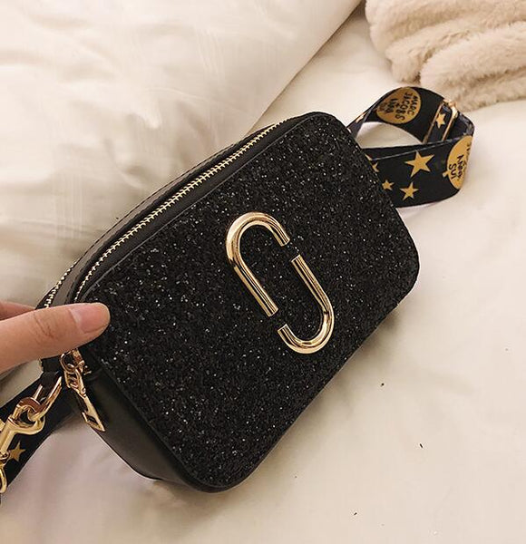 Ladies Sequin Square Bag