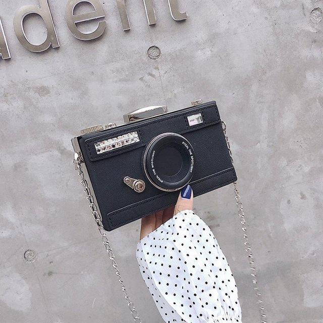 Ladies Camera Shape Clutch