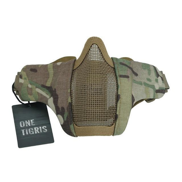 Tactical Foldable Half Face Mask Protective Mesh