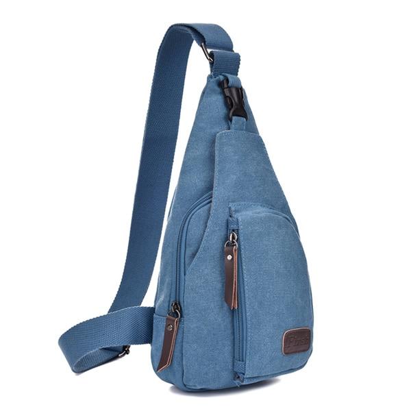 Canvas Multifunction Man Crossbody Bag