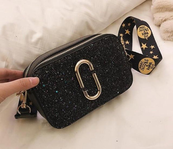 Ladies Sequin Square Bag