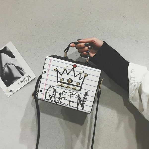 Ladies Diamond Pearl Crossbag