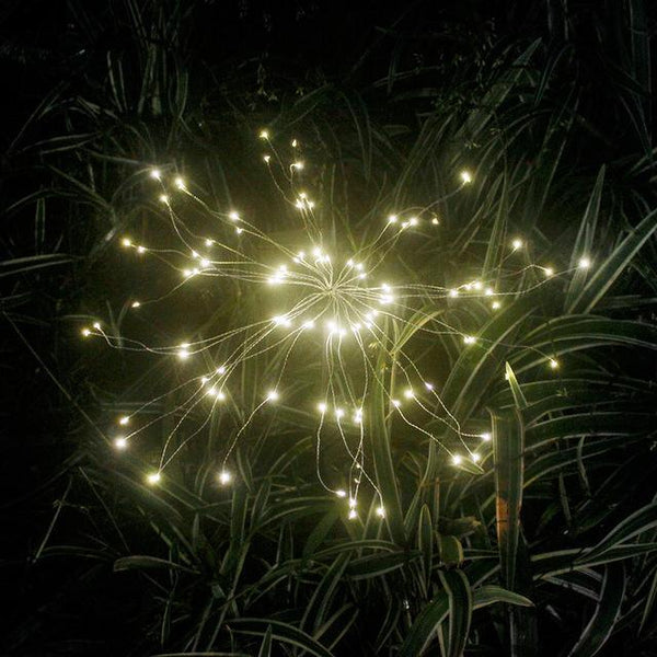 Waterproof Solar Fireworks Lamp