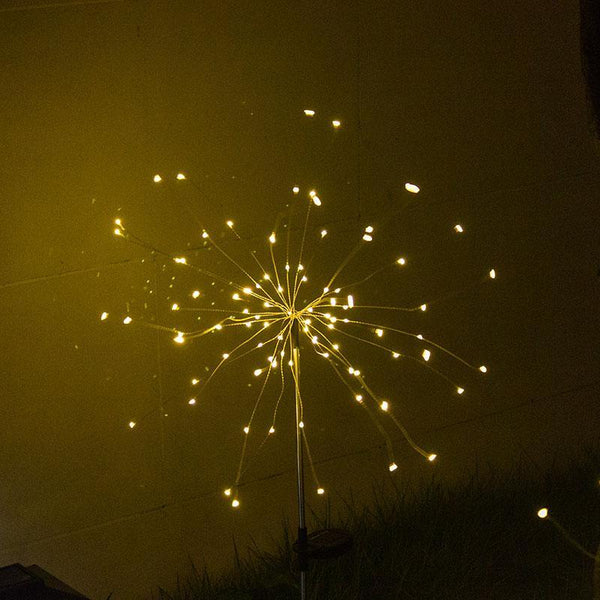 Waterproof Solar Fireworks Lamp