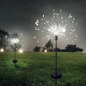 Waterproof Solar Fireworks Lamp